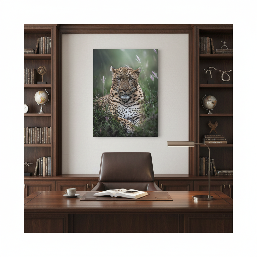 Leopard in the Grass – By Photographer Patsy Weingart