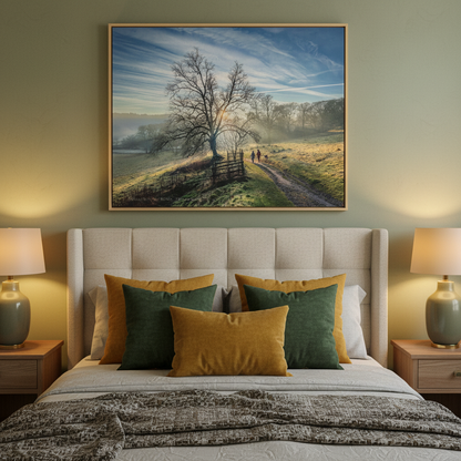 Penicuik House Estate canvas print – by photographer Fergus King l Scottish Palladian ruin wall art