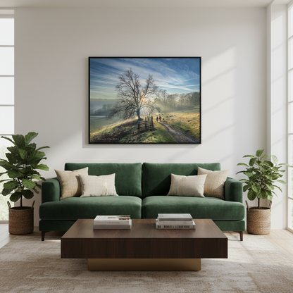 Penicuik House Estate canvas print – by photographer Fergus King l Scottish Palladian ruin wall art