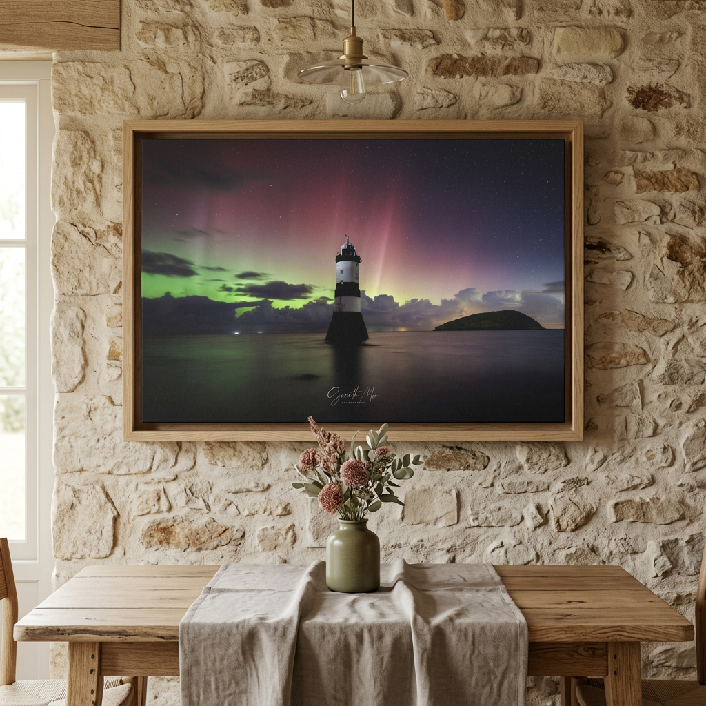 Penmon Lighthouse, Ynys Môn – Celestial Colours Over Still Waters | By Photographer Gareth Mon Jones
