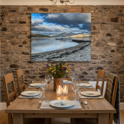 Port Appin Canvas Print – By Photographer Fergus King | Scottish Coastal & Highland Wall Art