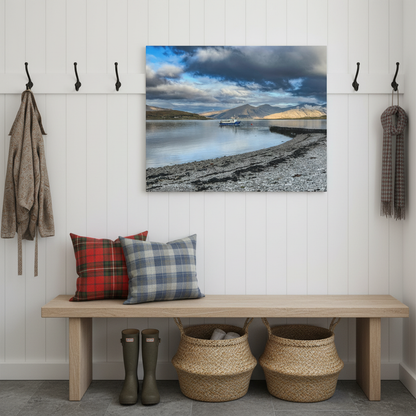 Port Appin Canvas Print – By Photographer Fergus King | Scottish Coastal & Highland Wall Art