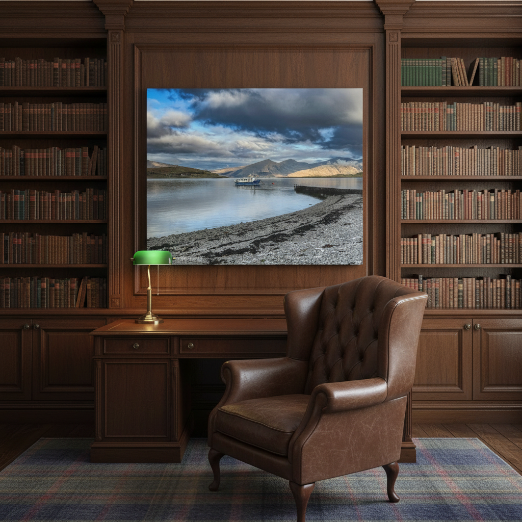 Port Appin Canvas Print – By Photographer Fergus King | Scottish Coastal & Highland Wall Art