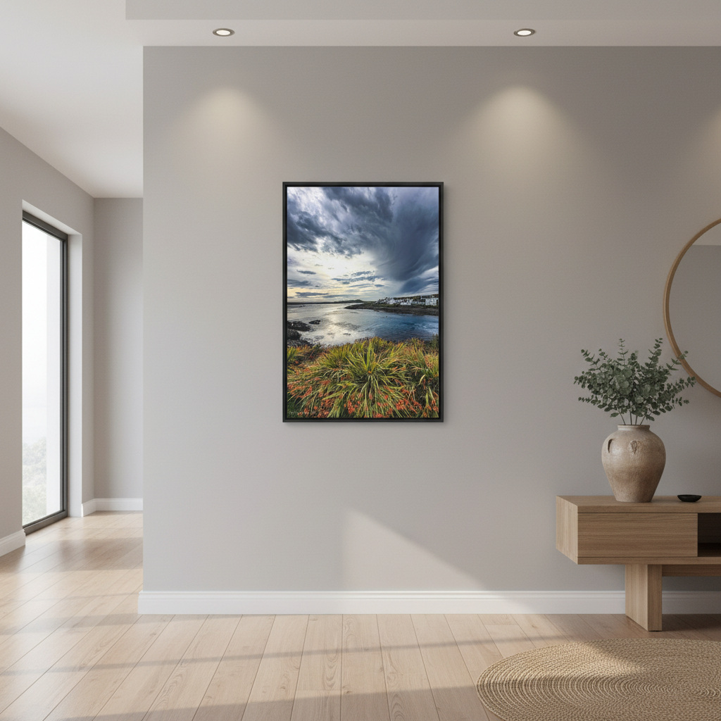 Portnahaven Canvas Print – Scottish Coastal Wall Art by Photographer Fergus King