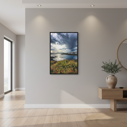 Portnahaven Canvas Print – Scottish Coastal Wall Art by Photographer Fergus King