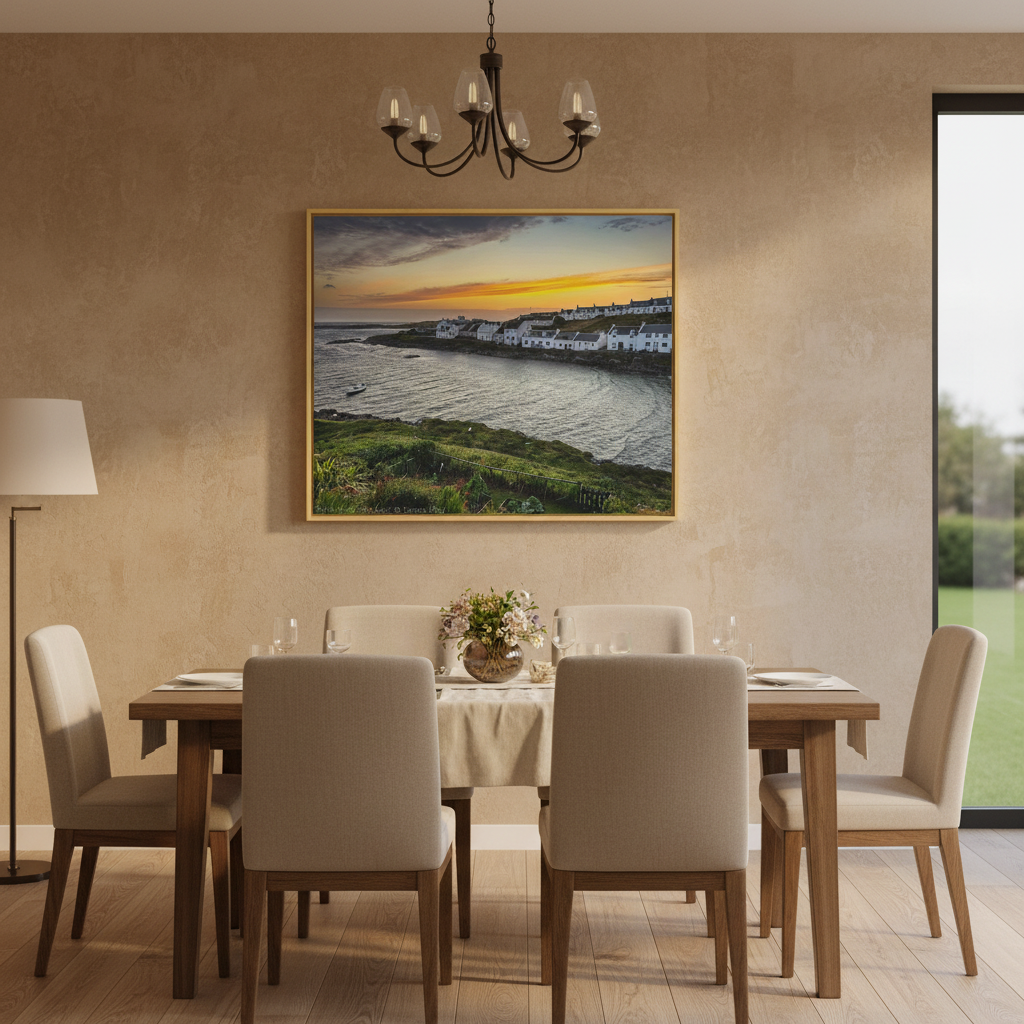 Portnahaven Harbour, Scotland – Canvas Print by Photographer Fergus King