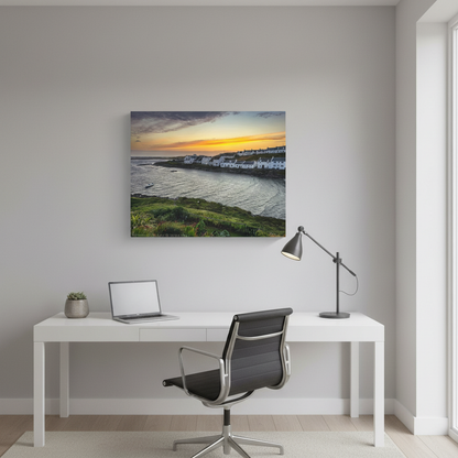 Portnahaven Harbour, Scotland – Canvas Print by Photographer Fergus King