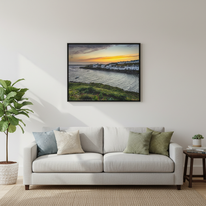 Portnahaven Harbour, Scotland – Canvas Print by Photographer Fergus King
