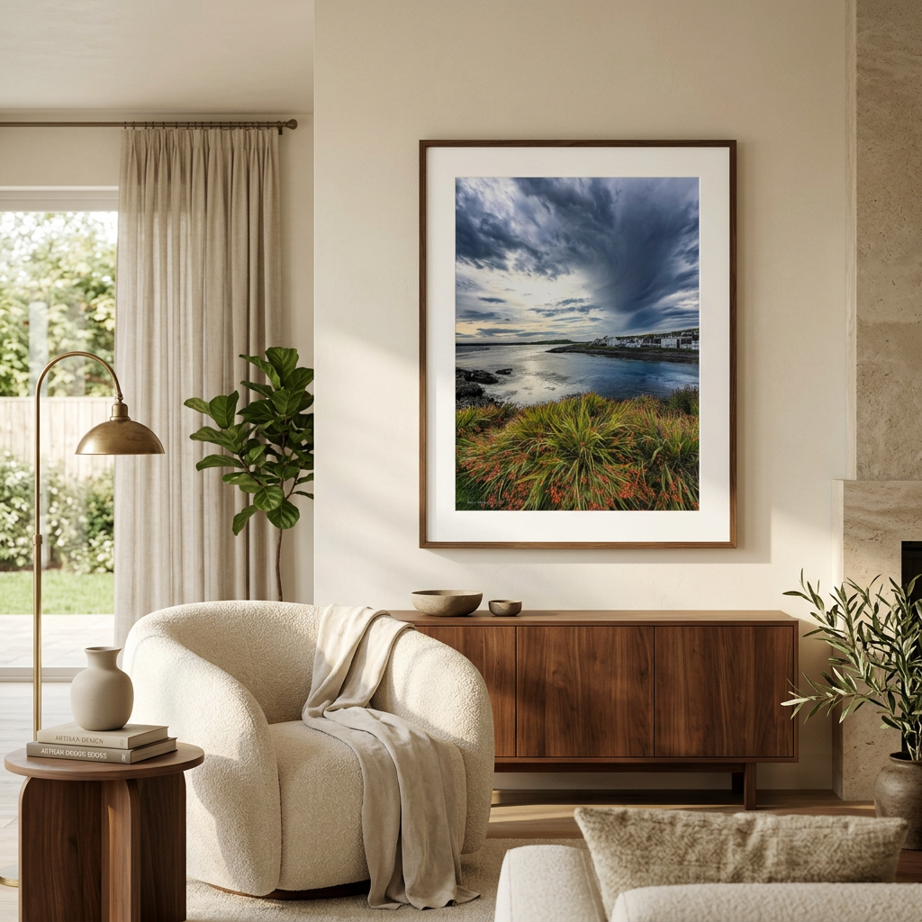 Portnahaven Fine Art Print by Photographer Fergus King