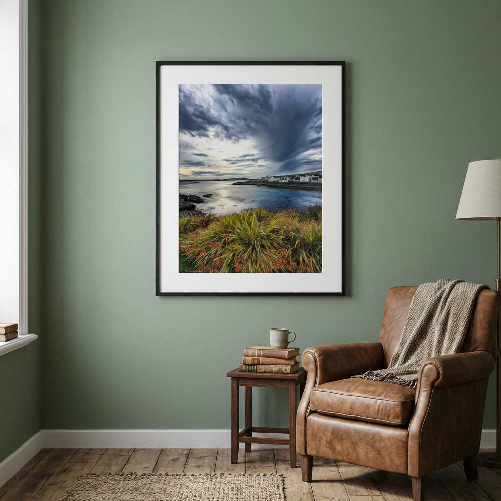 Portnahaven Fine Art Print by Photographer Fergus King