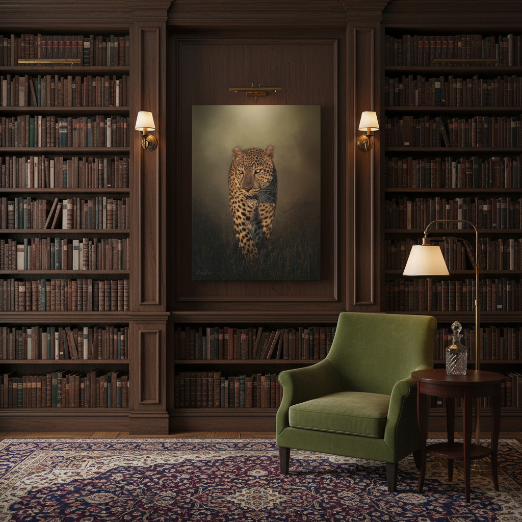 Menacing Leopard on the Path – By Photographer Patsy Weingart