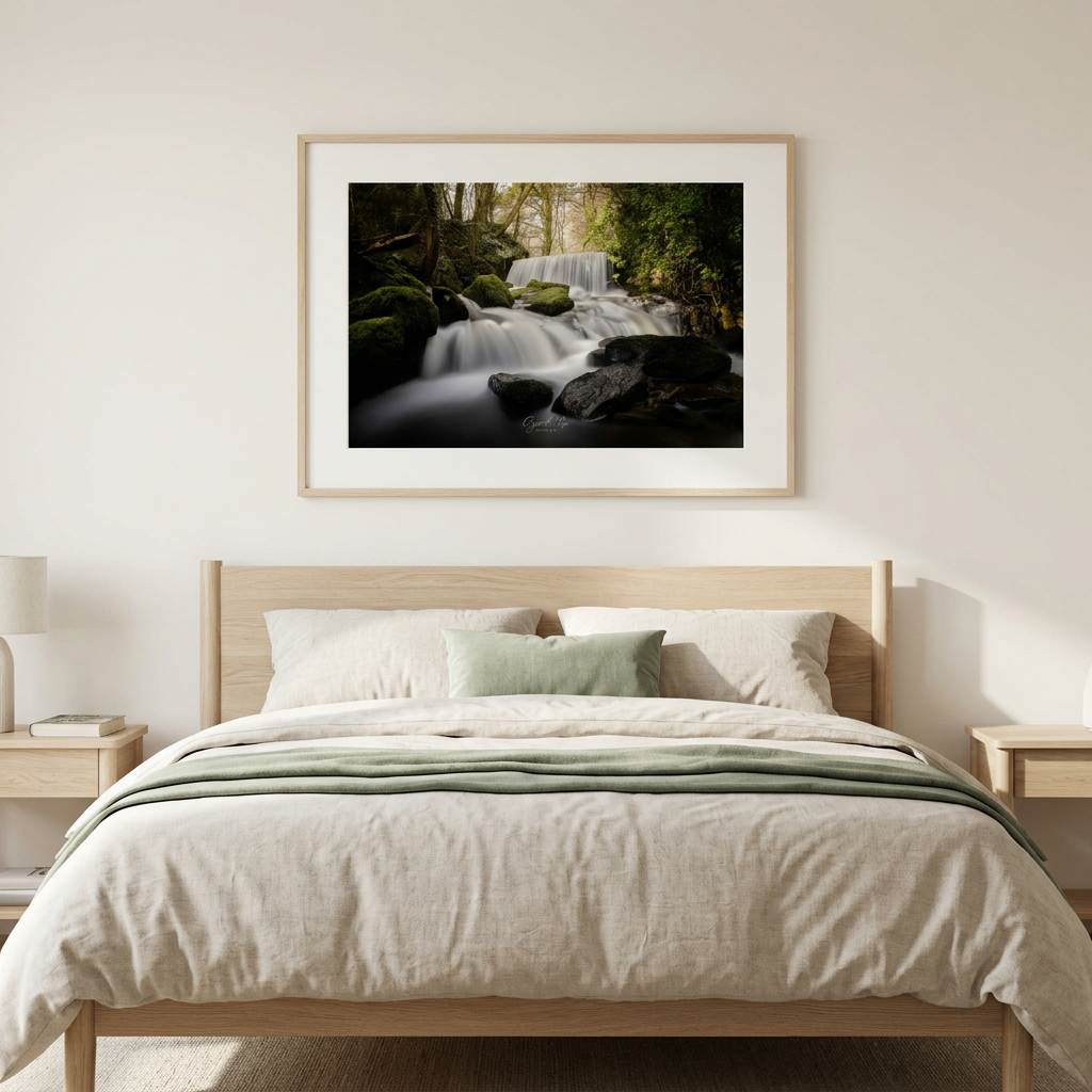 Pwllfanogl Waterfall Fine Art Print | By Photographer Gareth Mon Jones