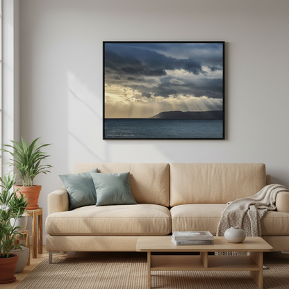 Raasay View Canvas Print – Scottish Highlands Wall Art by Photographer Fergus King
