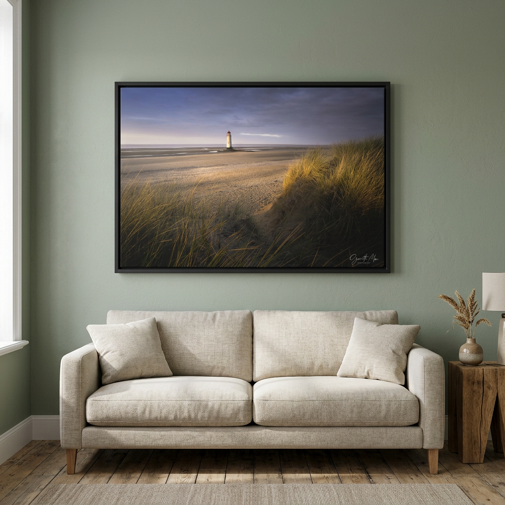 Talacre Lighthouse Canvas Print by Photographer Gareth Mon Jones