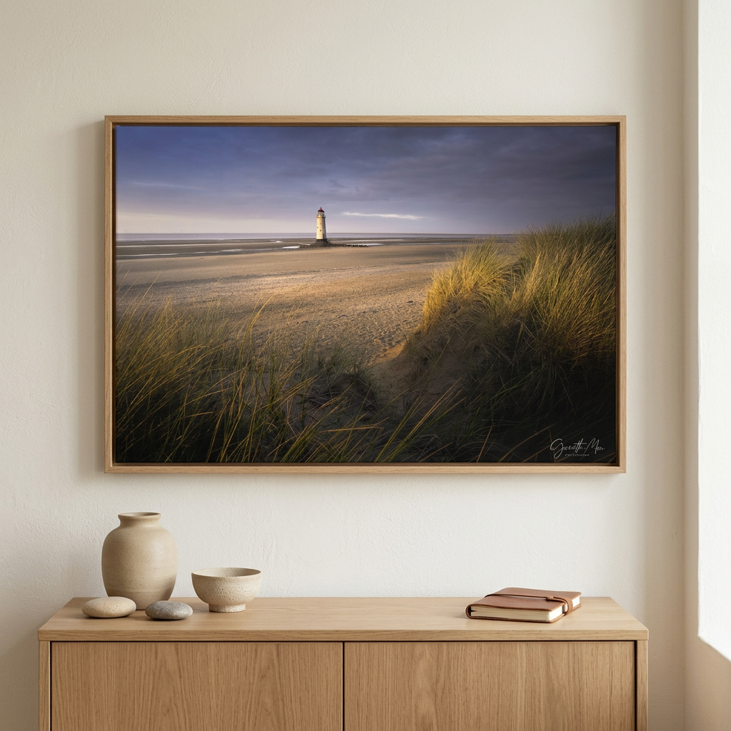 Talacre Lighthouse Canvas Print by Photographer Gareth Mon Jones