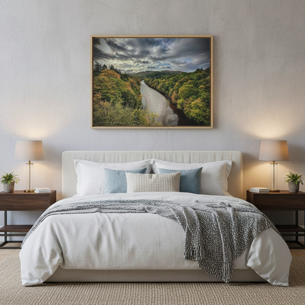 River Garry Canvas Print – By Photographer Fergus King