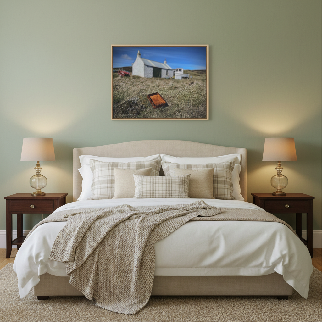 Rust Tin in the Highlands Canvas Print – by Photographer Fergus King