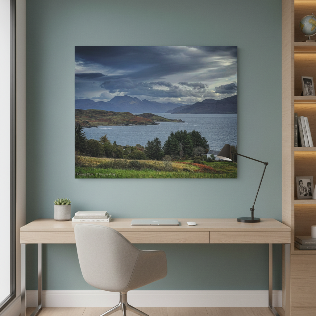 Sasaig Skye Canvas Print By Photographer Fergus King