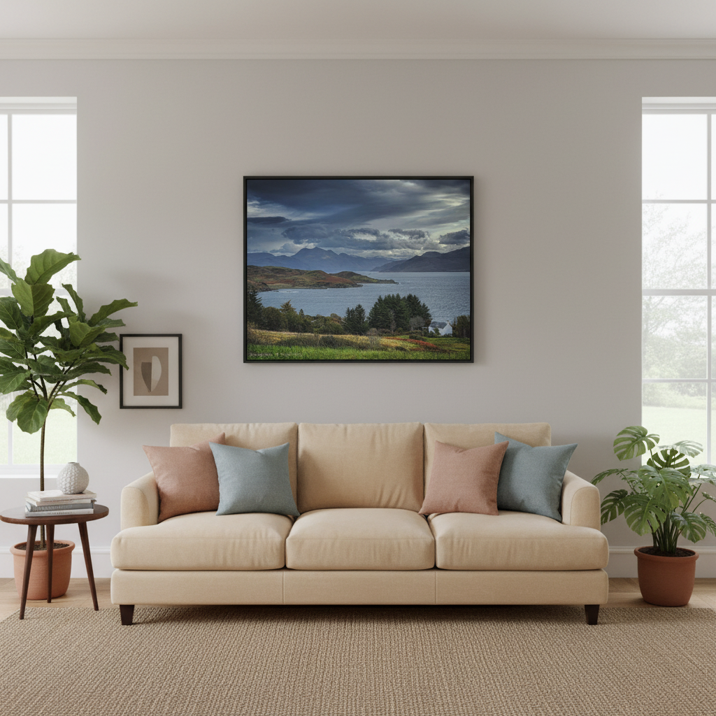 Sasaig Skye Canvas Print By Photographer Fergus King