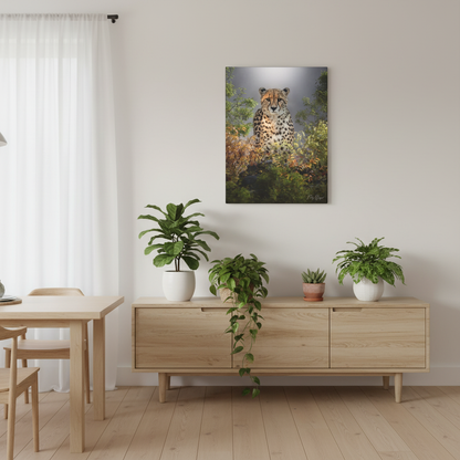 Cheetah in the Thicket — By Photographer Patsy Weingart