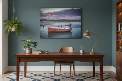 Scarinish Beach at Dusk – Canvas Print by Photographer Fergus King