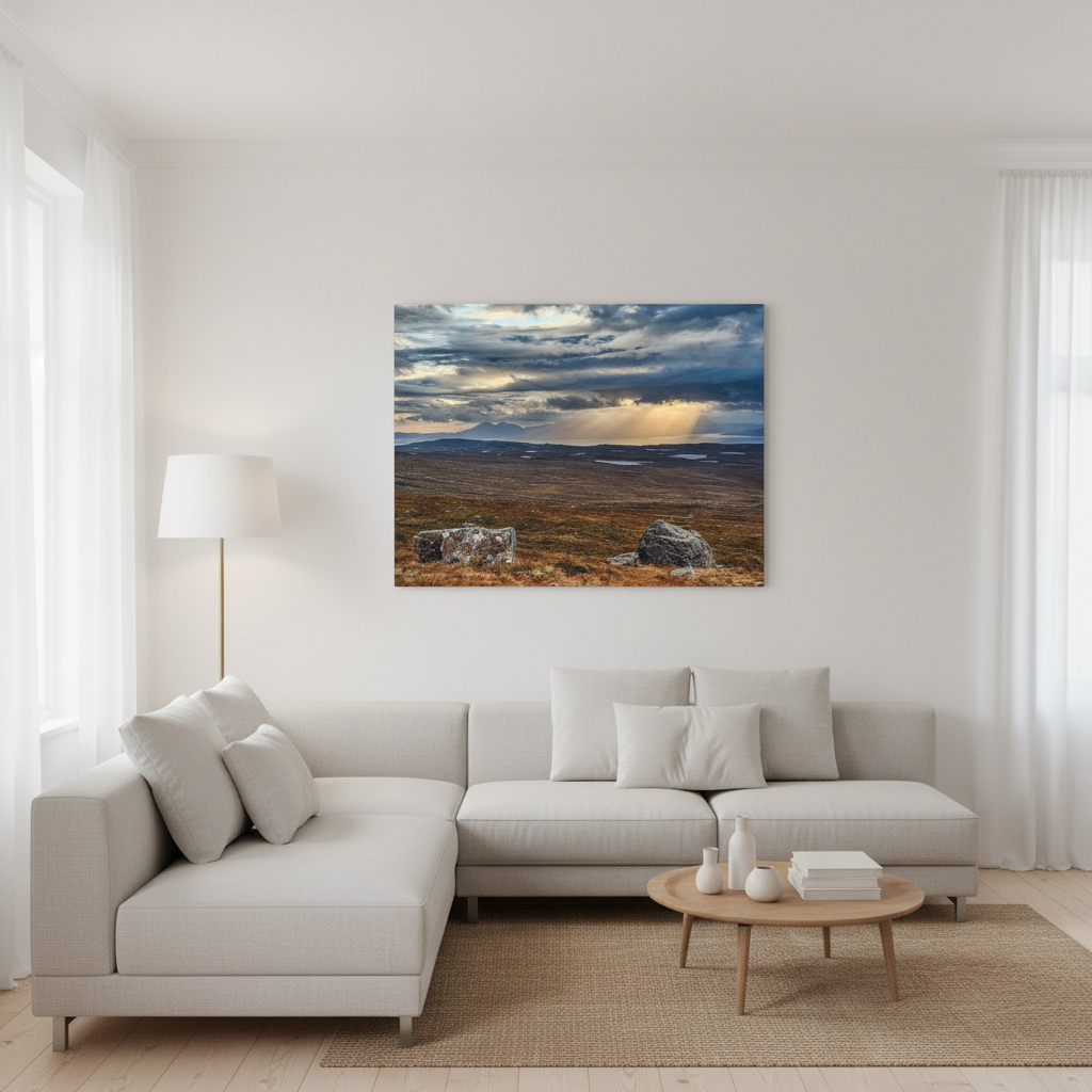 Skye Sunset Canvas Print – By Photographer Fergus King