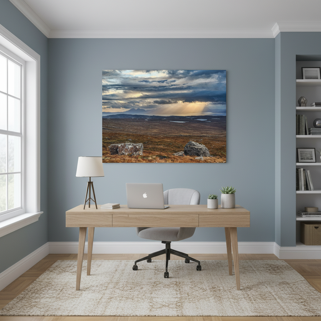 Skye Sunset Canvas Print – By Photographer Fergus King