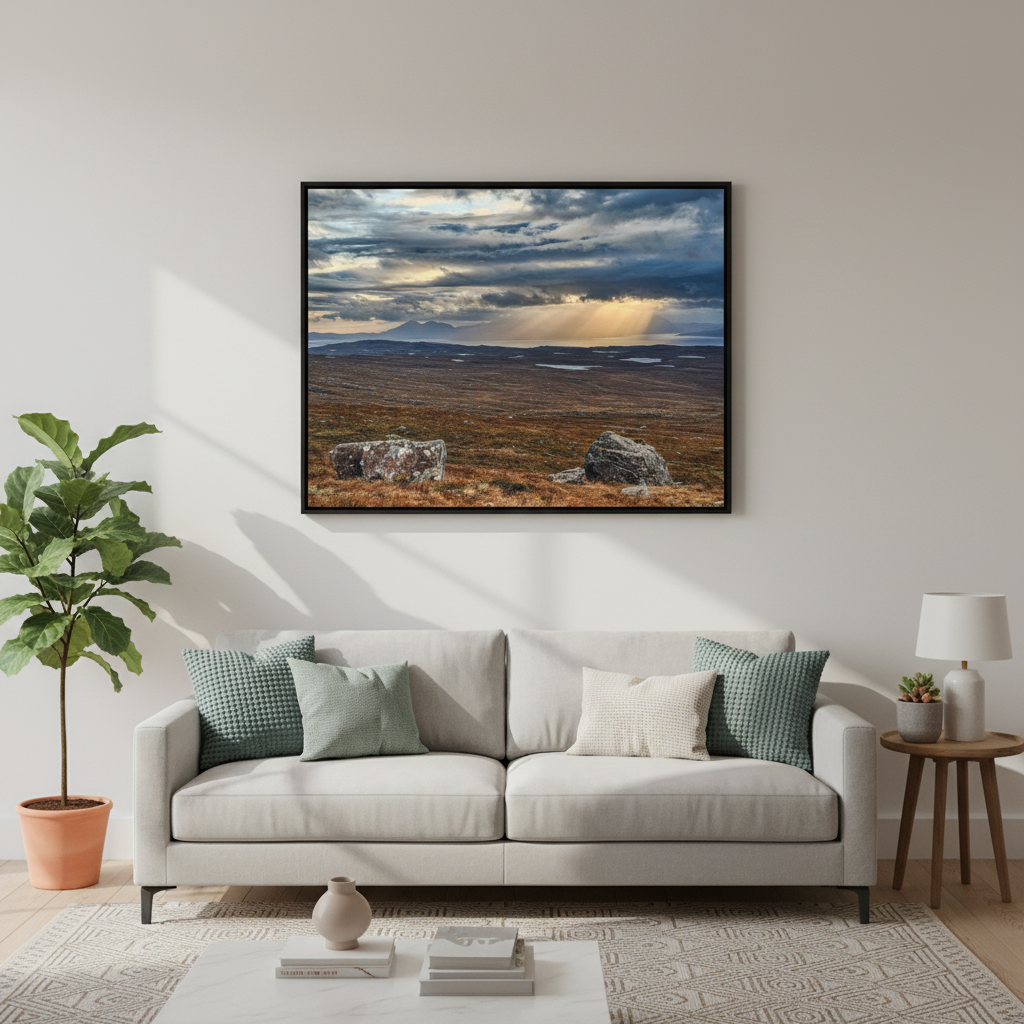 Skye Sunset Canvas Print – By Photographer Fergus King