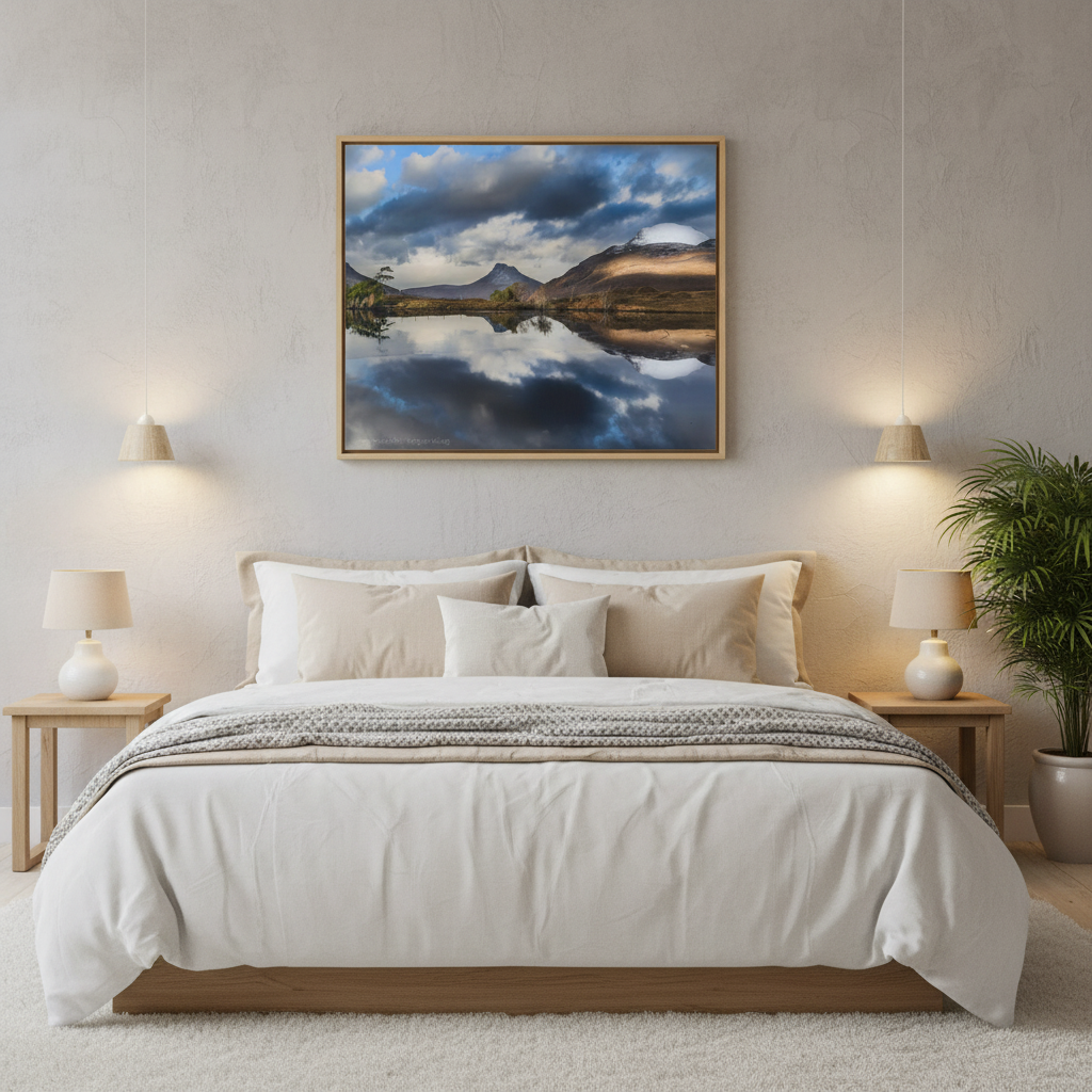 Stac Pollaidh Canvas Print – Scottish Highlands Landscape by Fergus King
