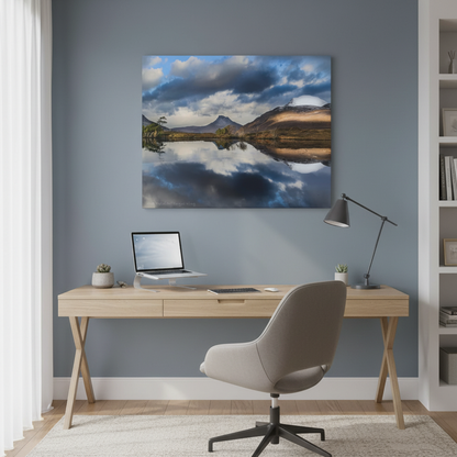Stac Pollaidh Canvas Print – Scottish Highlands Landscape by Fergus King