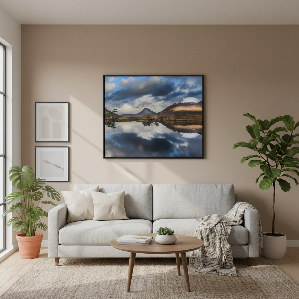 Stac Pollaidh Canvas Print – Scottish Highlands Landscape by Fergus King