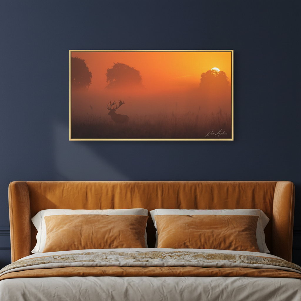Stag Silhouette at Sunset — By Photographer Lukas Andersen