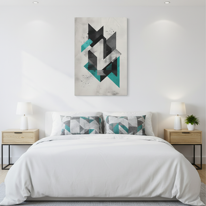 Structural Abstraction — Minimalist Geometry Poster