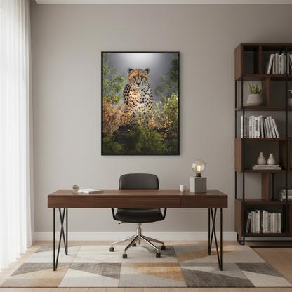 Cheetah in the Thicket — By Photographer Patsy Weingart