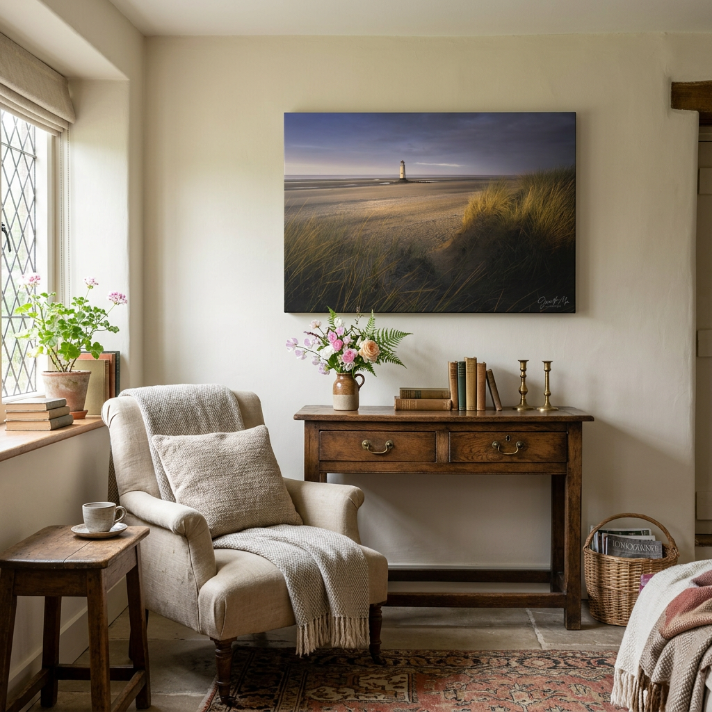 Talacre Lighthouse Canvas Print by Photographer Gareth Mon Jones