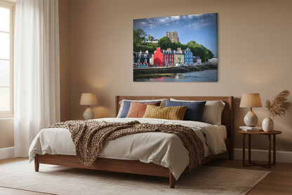 Tobermory Harbourfront – Canvas Print by Photographer Fergus King