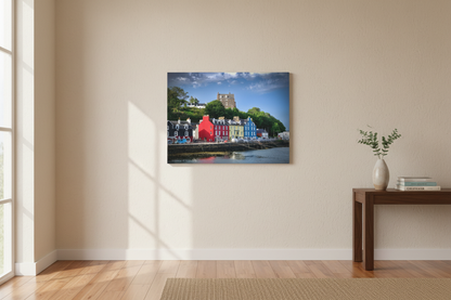 Tobermory Harbourfront – Canvas Print by Photographer Fergus King