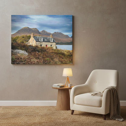 Torridon Canvas Print – Scottish Highlands Wall Art by Photographer Fergus King