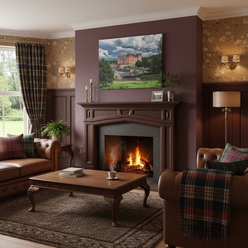 Drumlanrig Castle Canvas Print – by Photographer Fergus King