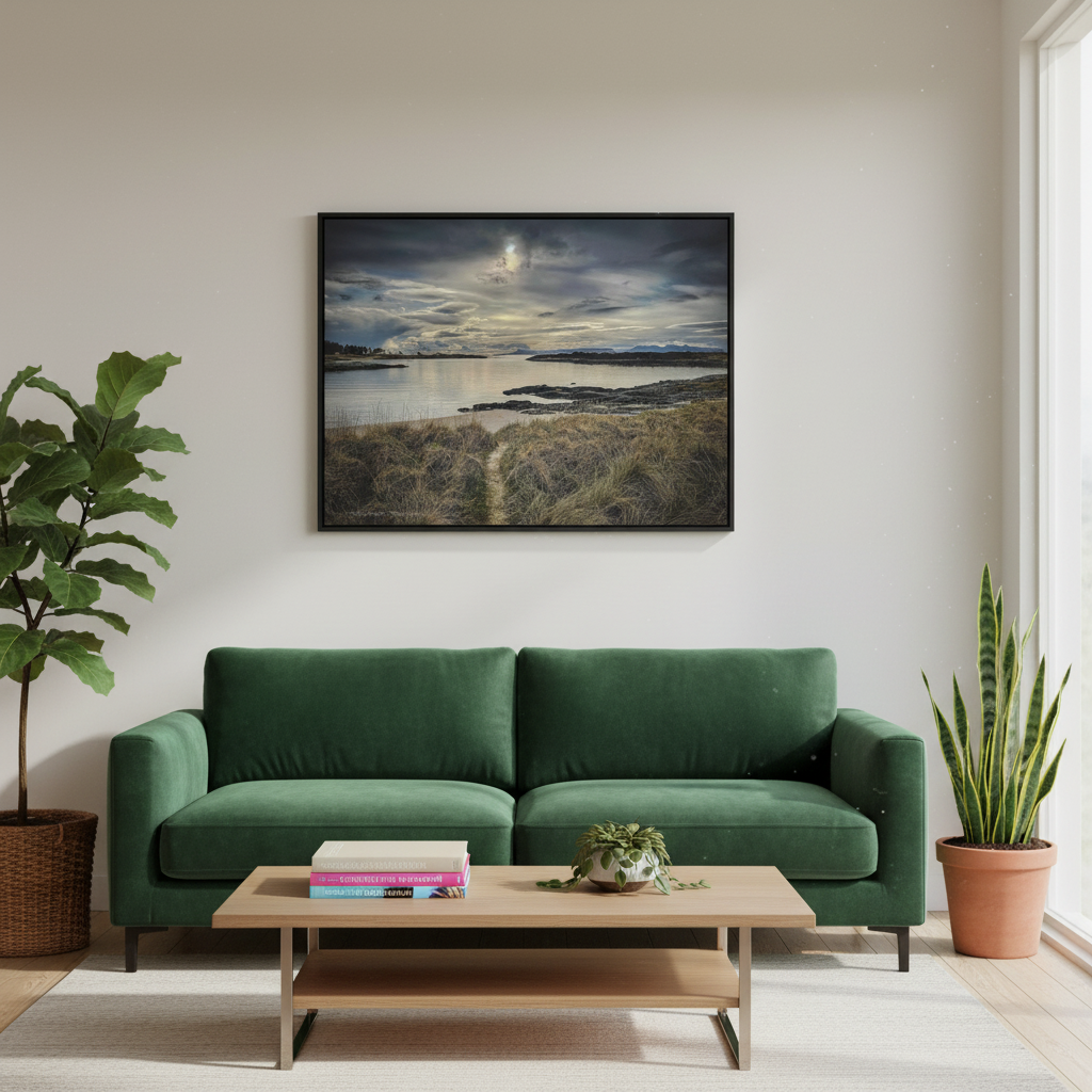 Traigh Beach Canvas Print – By Photographer Fergus King | Scottish Coastal Landscape Wall Art