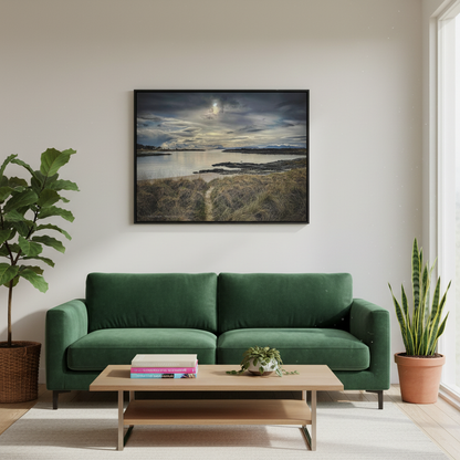 Traigh Beach Canvas Print – By Photographer Fergus King | Scottish Coastal Landscape Wall Art