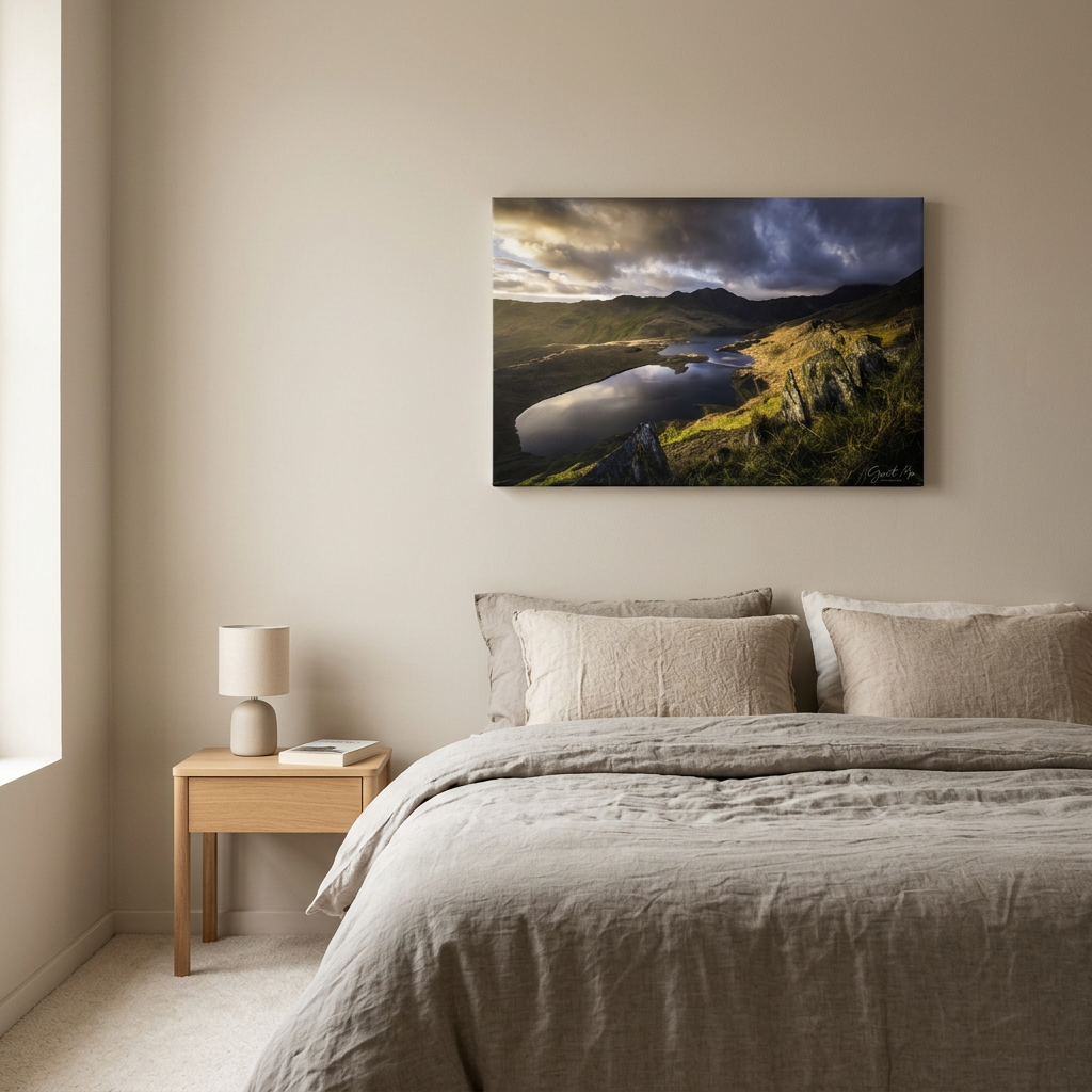 Llyn Llydaw, Eryri in January by Photographer Gareth Mon Jones