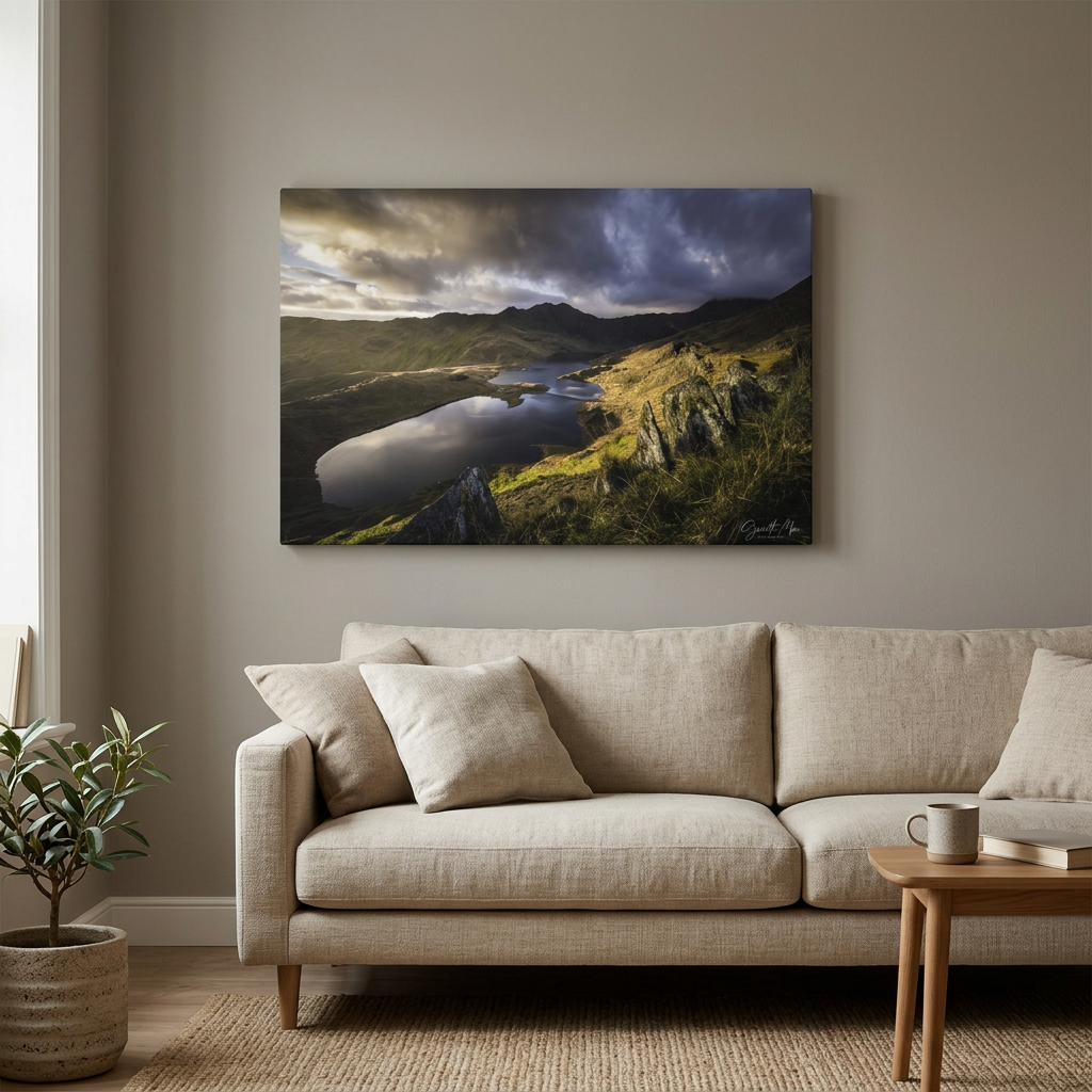 Llyn Llydaw, Eryri in January by Photographer Gareth Mon Jones
