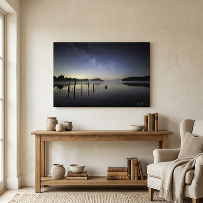 Llyn Brenig Milky Way by Photographer Gareth Mon Jones