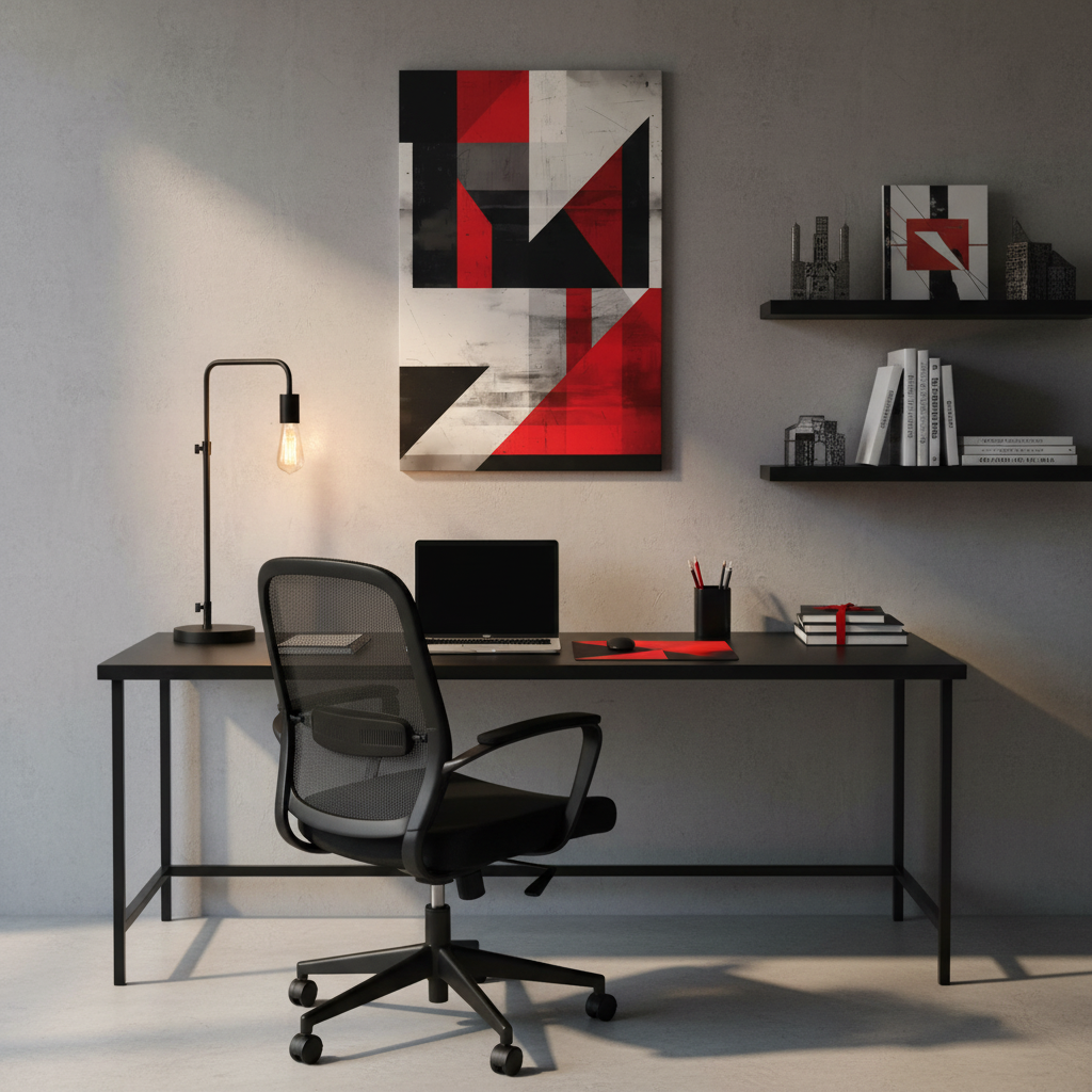 Urban Fragments — Modern Abstract Geometric Print