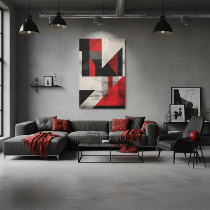 Urban Fragments — Modern Abstract Geometric Print