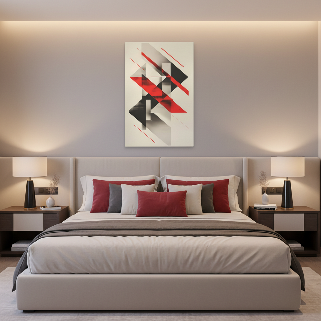 Vector Convergence — Modern Abstract Wall Art
