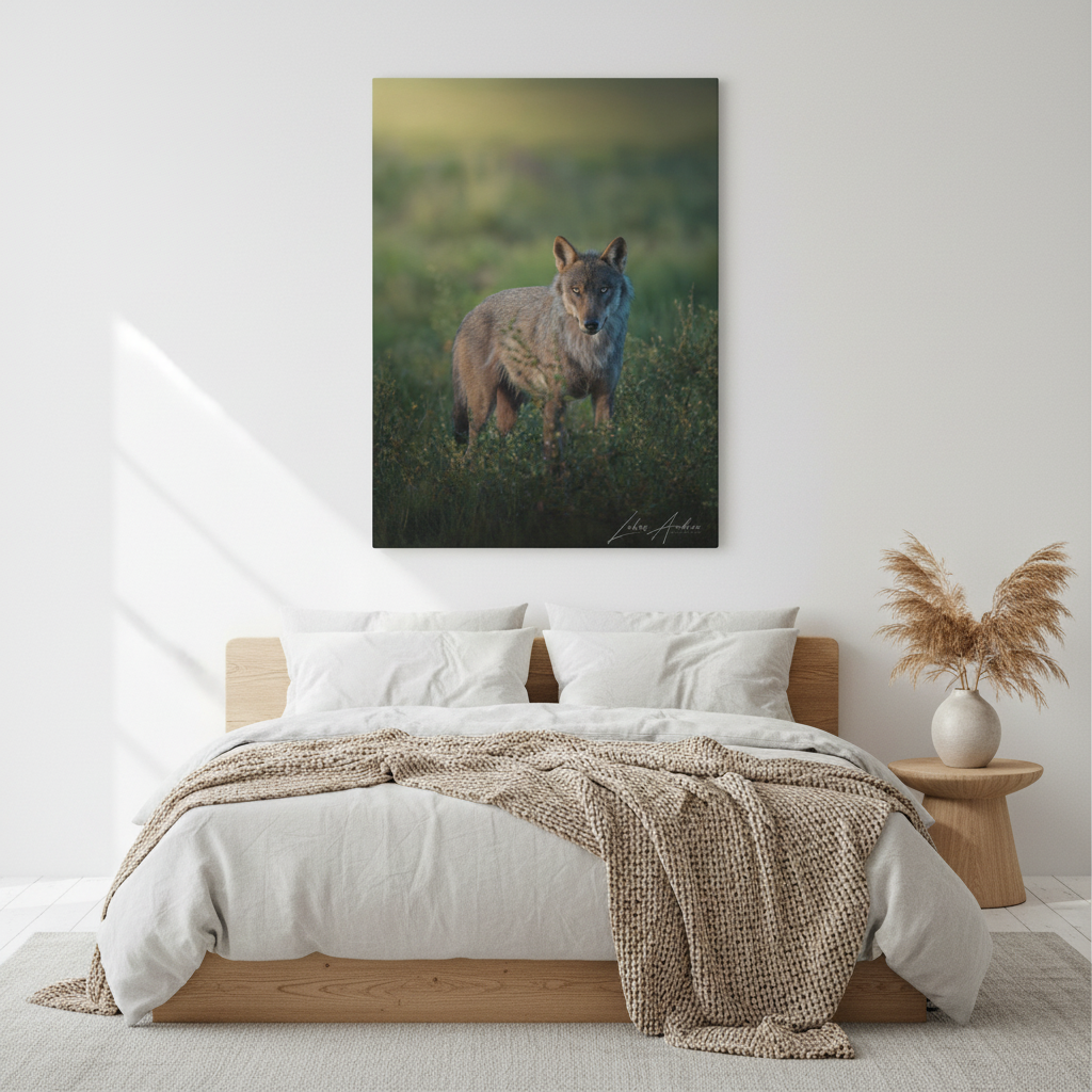 Wolf in the Last Light — By Photographer Lukas Andersen